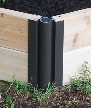 elevated planter box metal corners|raised aluminium corner brackets.